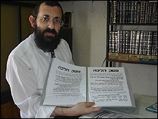 Rabbi Luft says modern music can corrupt young people. Photo Credit BBC News