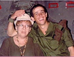 Nachshon Wachsman, HYD with his Mother Esther