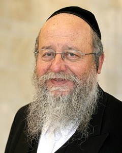 MK Menahem Eliezer Moses of United Torah Judaism.