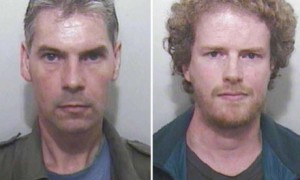 Hate crime duo: Simon Sheppard and Stephen Whittle. Photograph: Humberside Police/PA