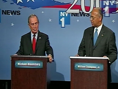 Bloomberg, Thompson Spar Over Term Limits, Credibility in first debate