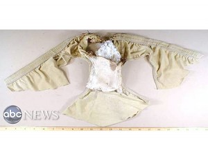 The underwear which contained an explosive packet used on a failed plot to blow up Northwest Flight 253. [Photo: ABC News Undated]