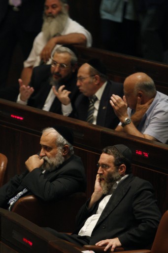 Haredi Knesset members 