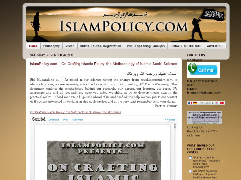 Revolution Muslim, linked to local terror plots, is now called IslamPolicy.com