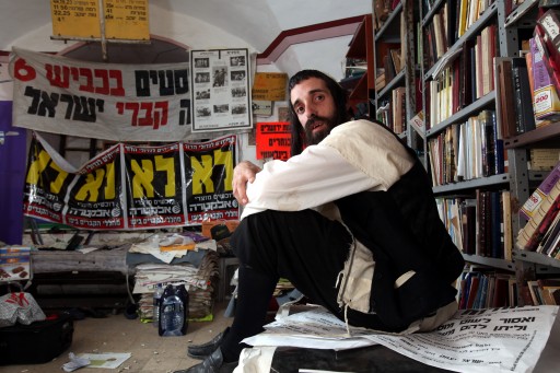 FILE - Yoelish Krauss, the operations chief for the Eda Haredit at his office. Photo by Yossi Zamir/Flash90
