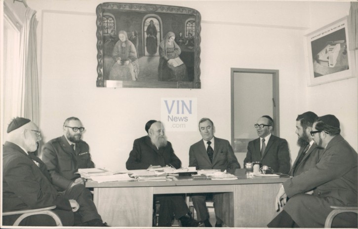 Meeting with a group of Rabbis, unknown details