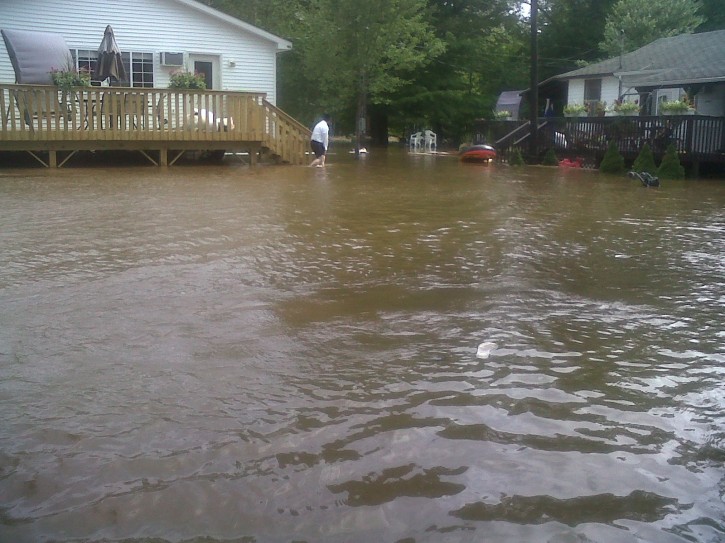 The colony flooded