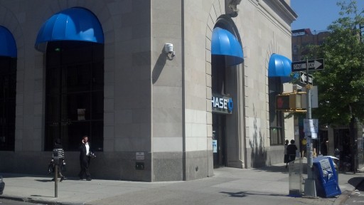 One of the new surveillance placed at Chase Manhattan Bank on 13th Ave.