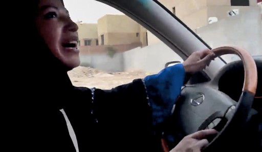 FILE - In this Friday, June 17, 2011 file image made from video released by Change.org, a Saudi Arabian woman drives a car as part of a campaign to defy Saudi Arabia's ban on women driving, in Riyadh, Saudi Arabia.  Its been a little more than two years since the last time women in Saudi Arabia campaigned for the right to drive. Since then, the monarchy has made incremental but key reforms, and activists hope that has readied the nation for greater change as they call for women to get behind the wheel in a new campaign Saturday, Oct. 26, 2013. Ultraconservatives are pushing back with protests, threats and even a clerics warning that driving a car damages a womans ovaries.(AP Photo/Change.org, File)