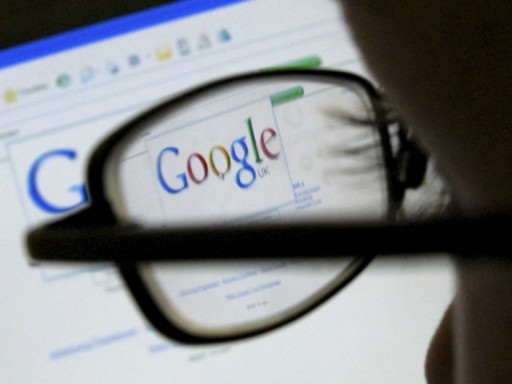 File photo: A Google search page is seen through the spectacles of a computer user. CREDIT: REUTERS/DARREN STAPLES