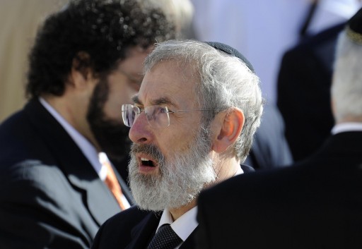 FILE - Rome's Chief Rabbi Riccardo Di Segni attending Pope Francis's inauguration mass at the St Peter's square, Vatican City, 19 March 2013. EPA