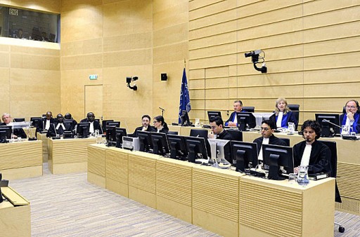 File: A general view of the courtroom at the International Criminal Court (ICC) in the Hague. (Reuters)