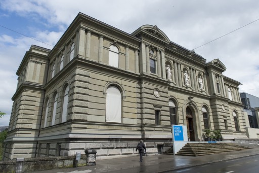 FILE - This May 7, 2014 file picture shows an exterior view of the Kunstmuseum in Bern, Switzerland. (AP Photo/Keystone, Gian Ehrenzeller, File)