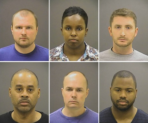 Baltimore police officers charged in Freddie Gray case
