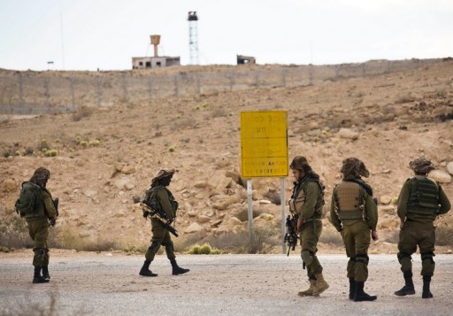 File photo of IDF soldiers patrolling the area near the Israeli-Egyptian border. (Photo Credit: Reuters)