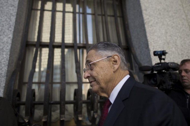 Former New York State Assembly Speaker Sheldon Silver exits the Manhattan U.S. District Courthouse in New York, November 3, 2015. REUTERS