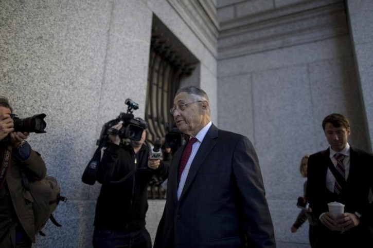 FILE - Former New York State Assembly Speaker Sheldon Silver exits the Manhattan U.S. District Courthouse in New York, November 3, 2015.  Reuters