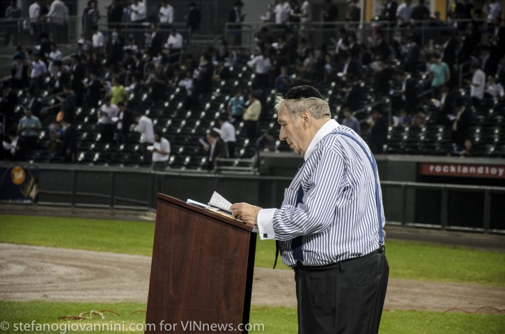 FILE - Rabbi Ronnie Greenwald is seen in Rockland County Provident Bank Park on June 19, 2014 at a mass Prayer event for the 3 isreali boys Naftali Frenkel, Gilad Shaar and Eyal Yifrach who where kiddnapoed and later found murderd by Palesistine terrorists.