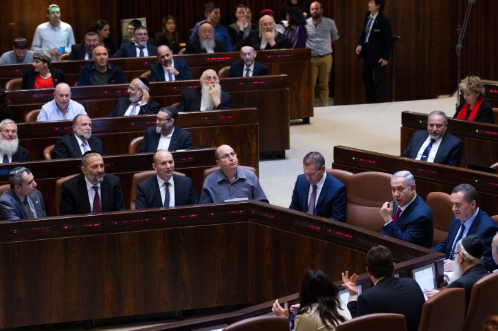 FILE - Israeli Prime Minister Benjamin Netanyahu attends a plenum session in the assembly hall of the Israeli parliament on January 11, 2016. Photo by Miriam Alster/FLASH90 