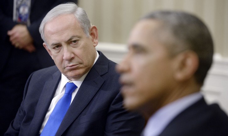 FILE - US President Barack Obama with Israeli Prime Minister Benjamin Netanyahu in the Oval Office of the White House in Washington, DC., USA, 09 November 2015,. EPA