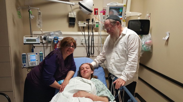 16 year old Bracha Katz at Arnold Palmer Hospital in Orlando on April 10, 2016.