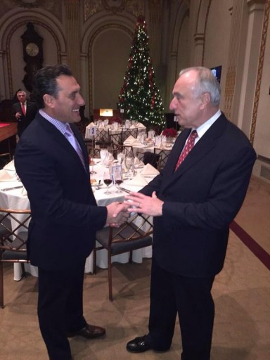 FILE - NYPD Commish Bratton seen here with Inspector Michael Ameri