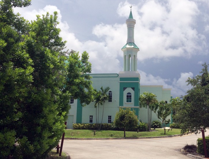 The Islamic Center of Boca Raton, Fla.,  is shown on Wednesday, July 13, 2016. Palm Beach County Elections Supervisor Susan Bucher disinvited the Islamic Center of Boca Raton as a polling center for the Aug. 30 Florida primary and the Nov. 8 general election after she received 50 complaints, including threats of violence, from people who don't want to vote in a mosque. (AP Photo/Terry Spencer)