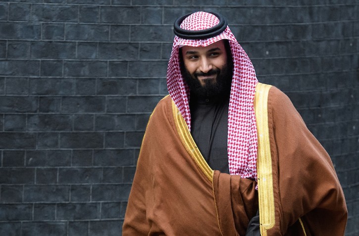 Saudi Crown Prince Mohammed bin Salman in London, March 7, 2018. (Leon Neal/Getty Images