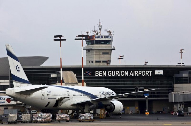 FILE - FIle photo of an EL AL Boeing 777 aircraft at Ben Gurion International Airport near Tel Aviv, Israel July 14, 2015.  REUTERS/Nir Elias/File Photo