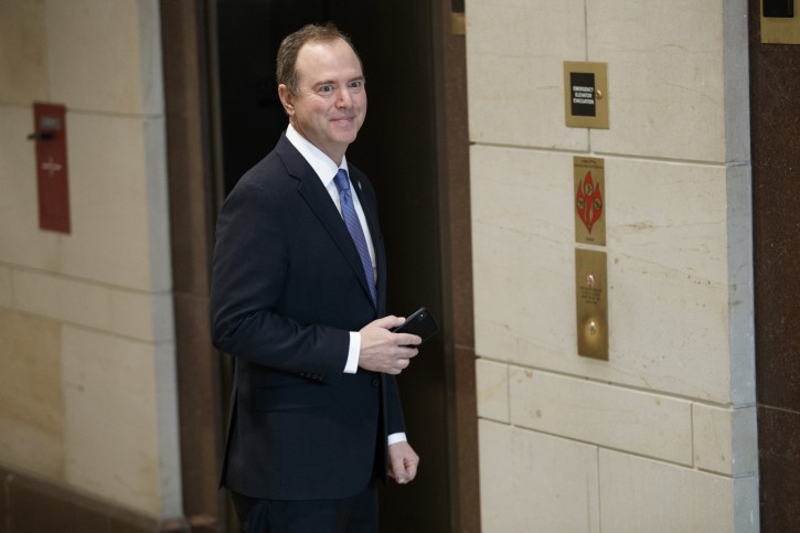 FILE - Chairman of the House Permanent Select Committee Adam Schiff arrives in the US Capitol in Washington, DC, USA, 28 February 2019. EPA