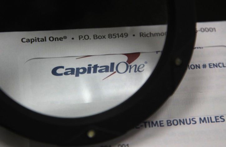 This July 22, 2019, photo shows Capital One mail in North Andover, Mass. (AP Photo/Elise Amendola)